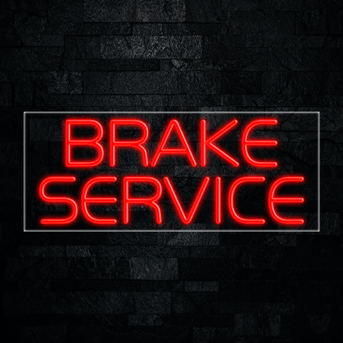 Brake Service LED Flex Sign 32″ x 13″