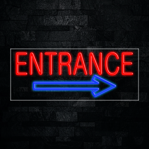 Entrance LED Flex Sign 32″ x 13″