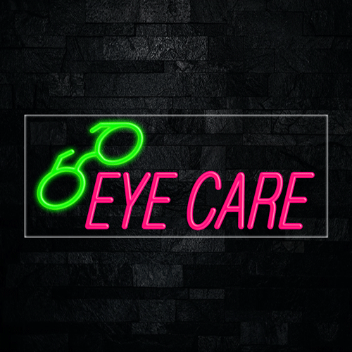 Eye Care, Logo LED Flex Sign 32″ x 13″