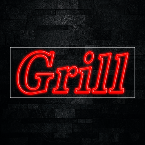 Grill LED Flex Sign 32″ x 13″