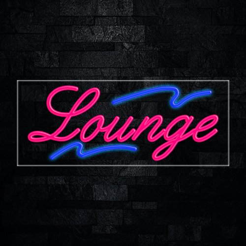 Lounge LED Flex Sign 32″ x 13″