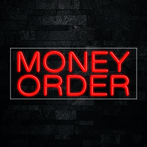 Money Order LED Flex Sign 32″ x 13″