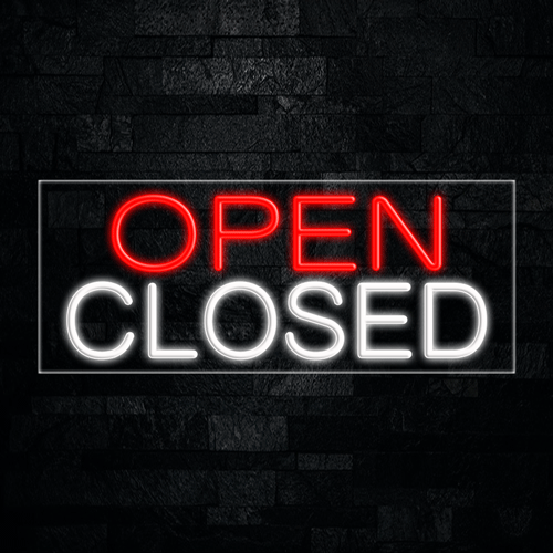 Open Closed LED Flex Sign 32″ x 13″