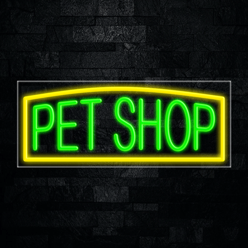 Pet Shop LED Flex Sign 32″ x 13″