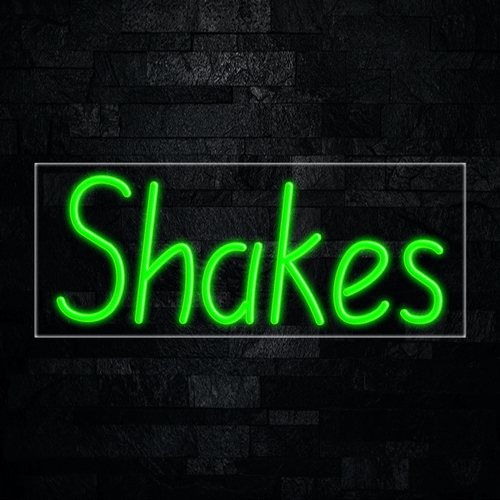 Shakes LED Flex Sign 32″ x 13″