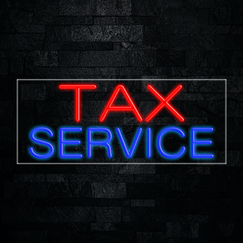 Tax Service LED Flex Sign 32″ x 13″