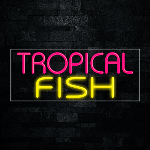 Tropical Fish LED Flex Sign 32″ x 13″