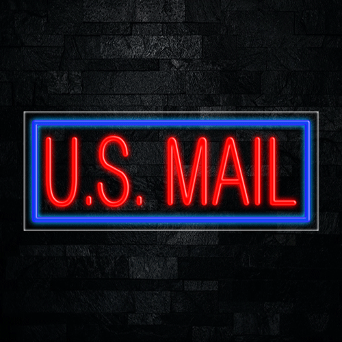 U.S. Mail LED Flex Sign 32″ x 13″