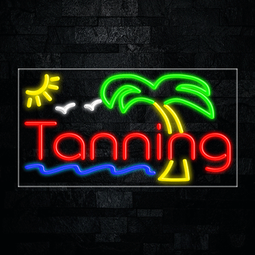 Tanning LED Flex Sign 37″ x 20″