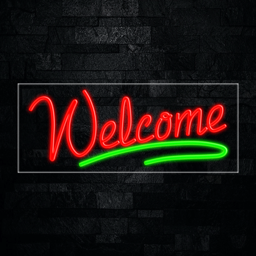 Welcome LED Flex Sign 32″ x 13″