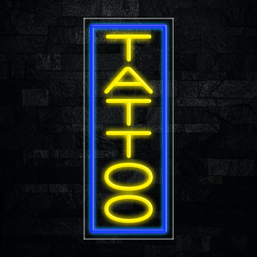 Tattoo (vertical) LED Flex Sign 32″ x 13″