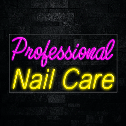 Professional Nail Care LED Flex Sign 37″ x 20″