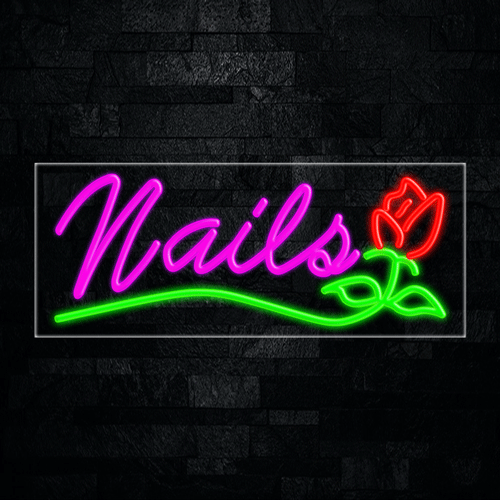 Nails LED Flex Sign 32″ x 13″