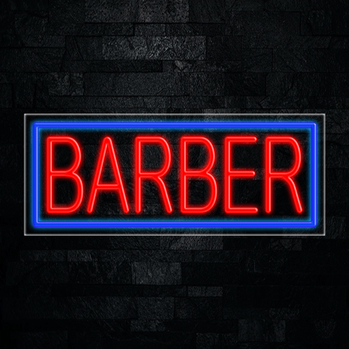 Barber LED Flex Sign 32″ x 13″