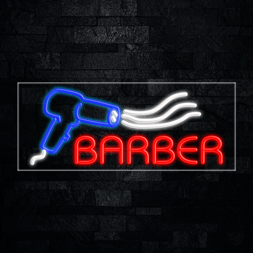 Barber LED Flex Sign 32″ x 13″