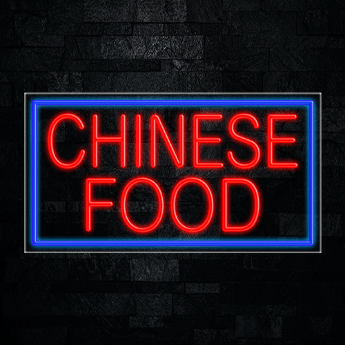 Chinese Food LED Flex Sign 37″ x 20″