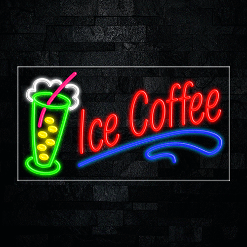 Ice Coffee LED Flex Sign 37″ x 20″