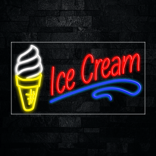 Ice Cream LED Flex Sign 37″ x 20″