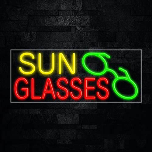 Sun Glasses LED Flex Sign 32″ x 13″