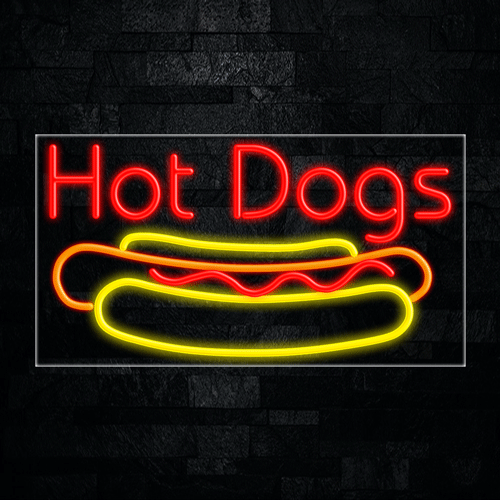 Hot Dogs, Logo LED Flex Sign 37″ x 20″