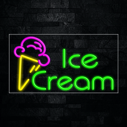 Ice Cream LED Flex Sign 37″ x 20″