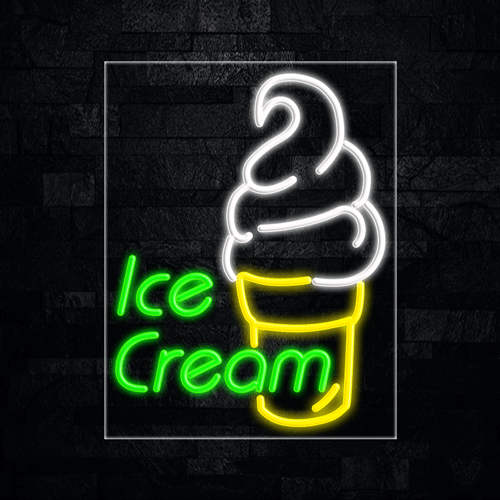 Ice Cream, Logo LED Flex Sign 31″ x 24″