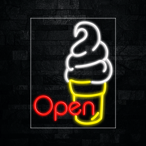 Ice Cream, Logo LED Flex Sign 31″ x 24″