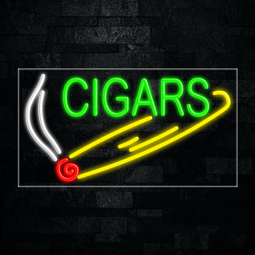 Cigars LED Flex Sign 37″ x 20″