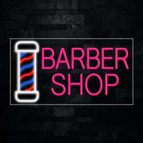 Barber Shop LED Flex Sign 37″ x 20″