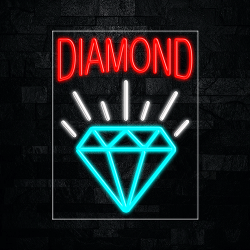 Diamond LED Flex Sign 31″ x 24″