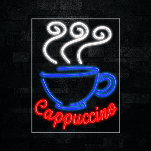 Cappuccino LED Flex Sign 31″ x 24″