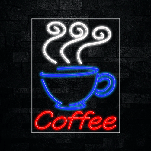 Coffee LED Flex Sign 31″ x 24″