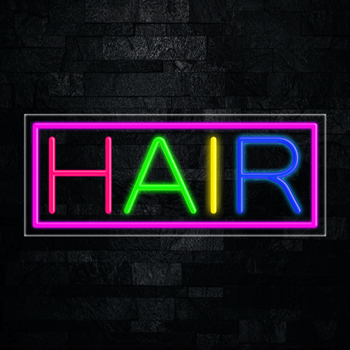 Hair LED Flex Sign 32″ x 13″