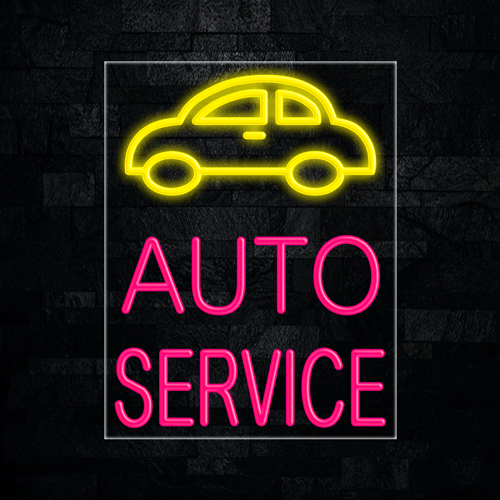 Auto Service LED Flex Sign 31″ x 24″