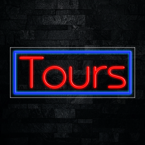 Tours LED Flex Sign 32″ x 13″