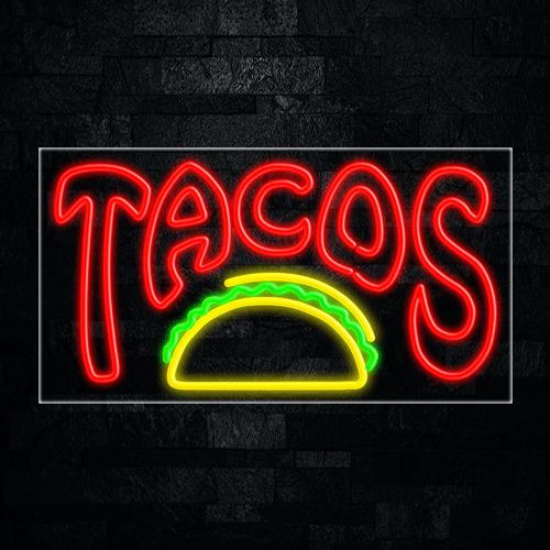 Tacos LED Flex Sign 37″ x 20″