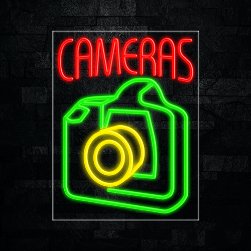 Cameras LED Flex Sign 31″ x 24″