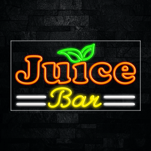 Juice Bar LED Flex Sign 37″ x 20″