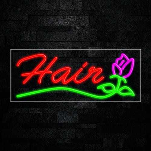 Hair LED Flex Sign 32″ x 13″