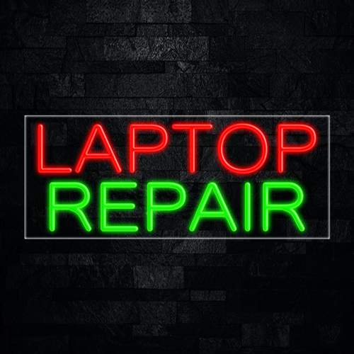 Laptop Repair LED Flex Sign 32″ x 13″