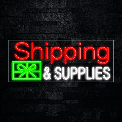 Shipping & Supplies LED Flex Sign 32″ x 13″