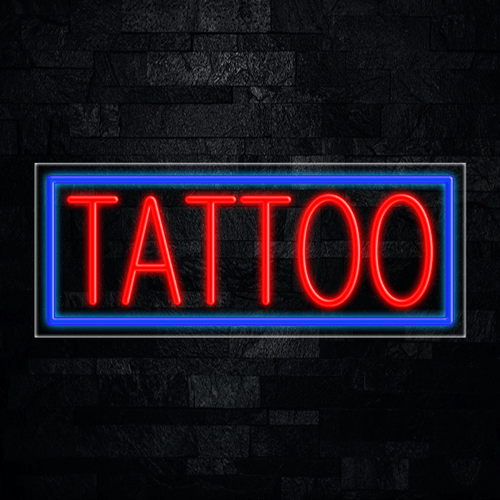 Tattoo LED Flex Sign 32″ x 13″