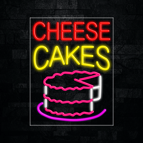 Cheese Cakes LED Flex Sign 31″ x 24″