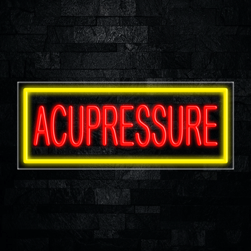 Acupressure LED Flex Sign 32″ x 13″