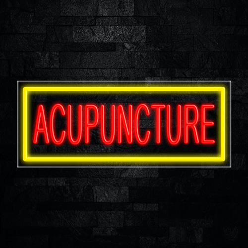 Acupuncture LED Flex Sign 32″ x 13″