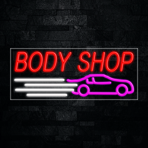 Body Shop LED Flex Sign 32″ x 13″