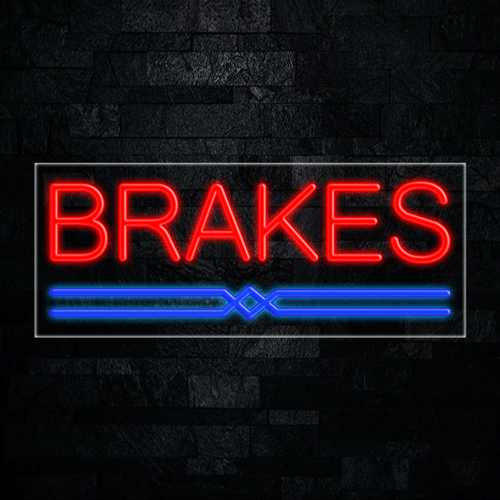 Brakes LED Flex Sign 32″ x 13″