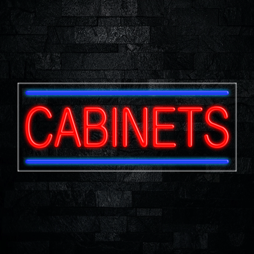 Cabinets LED Flex Sign 32″ x 13″