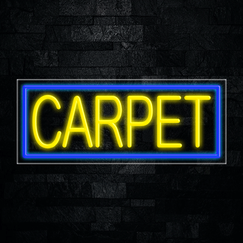 Carpet LED Flex Sign 32″ x 13″