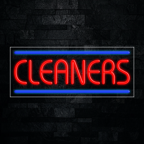 Cleaners LED Flex Sign 32″ x 13″